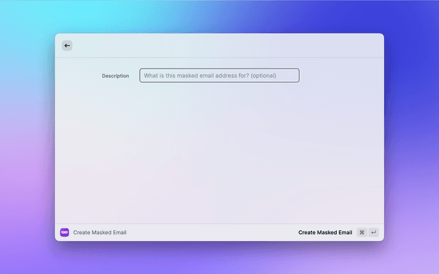 fastmail masked email bitwarden