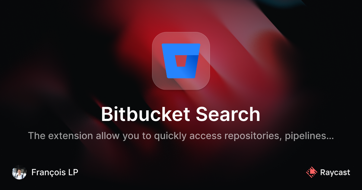 Raycast Store: Bitbucket Search