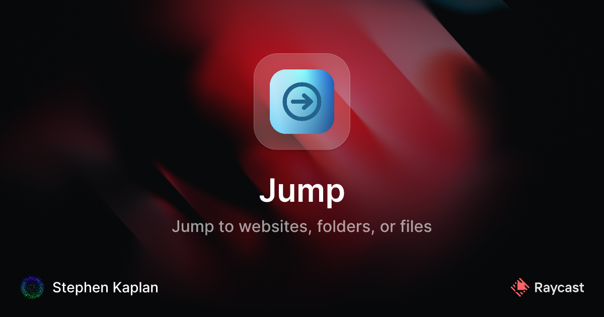 Raycast Store: Jump