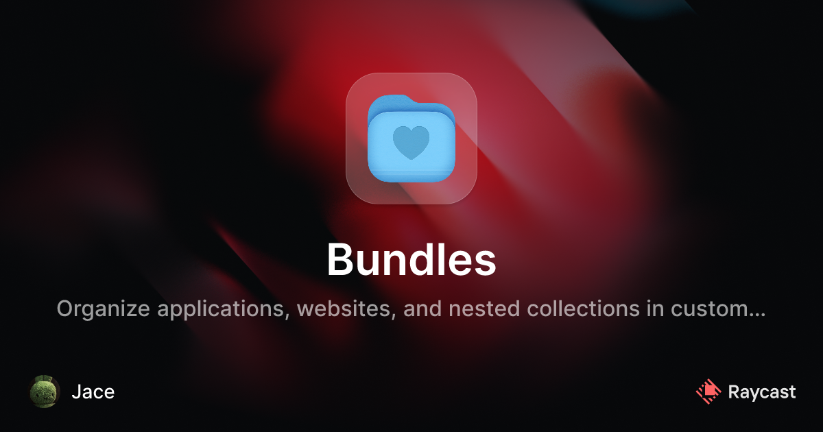 Raycast Store: Bundles
