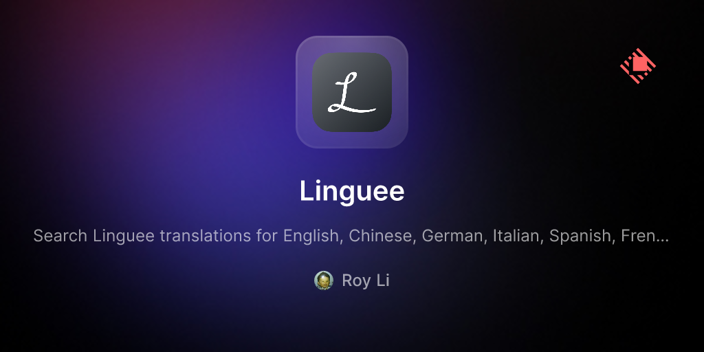 Raycast Store: Linguee