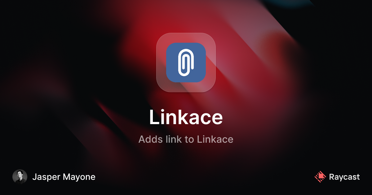 Raycast Store: Linkace