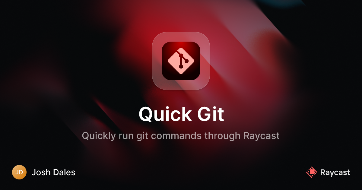 Raycast Store: Quick Git