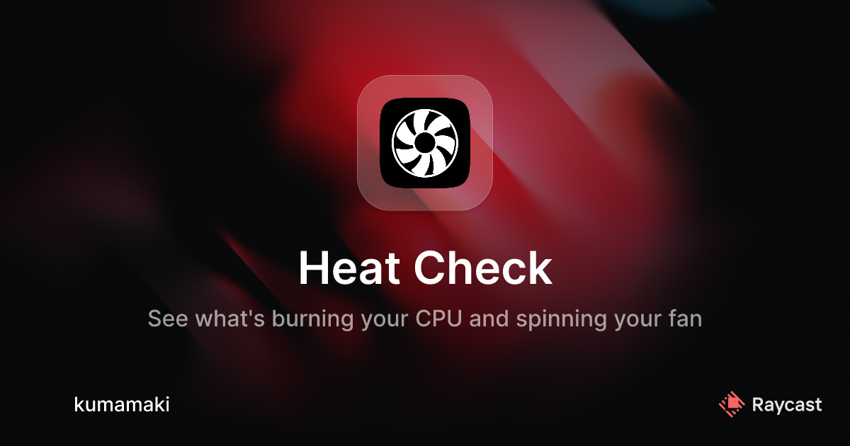 Raycast Store: Heat Check