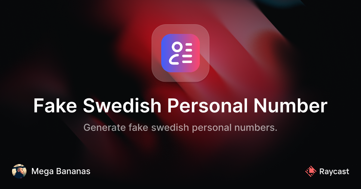swedish personal number how to get
