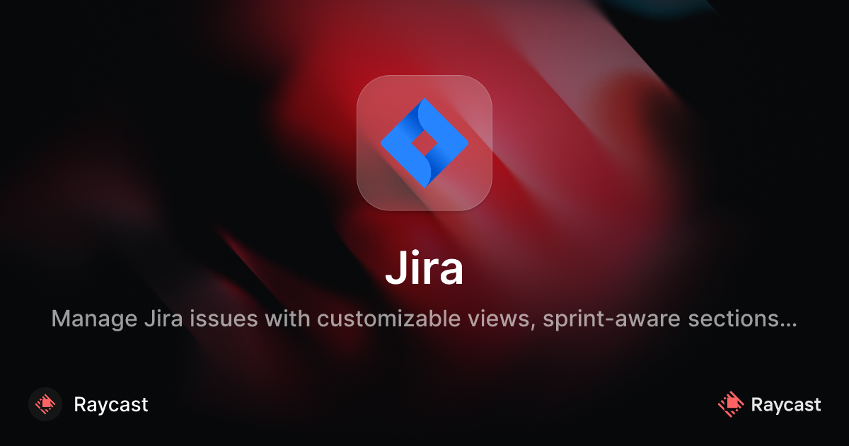 Raycast Store: Jira