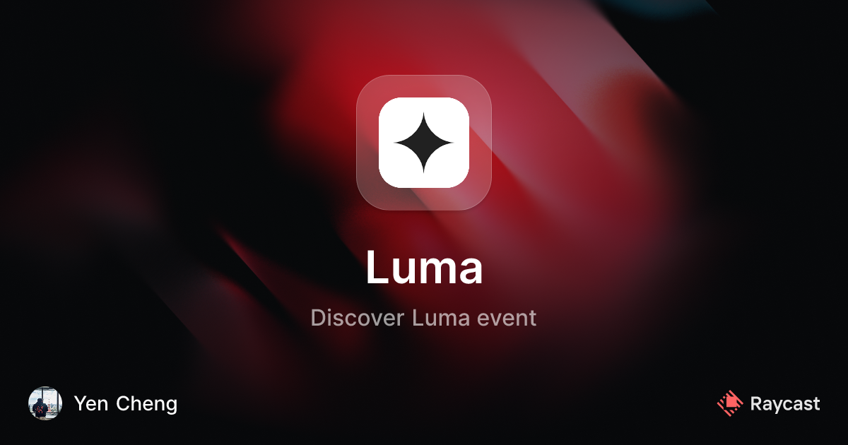 Raycast Store: Luma