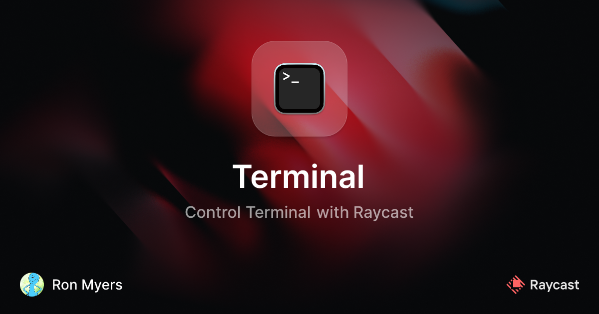 Raycast Store: Terminal