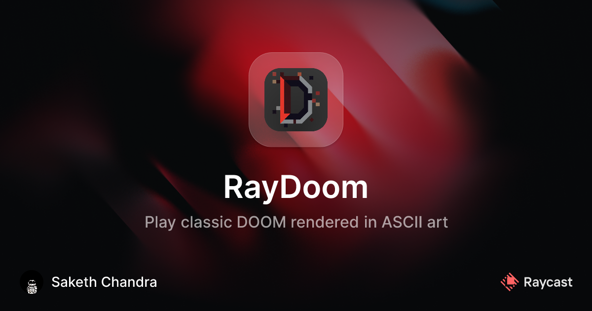 Raycast Store: RayDoom