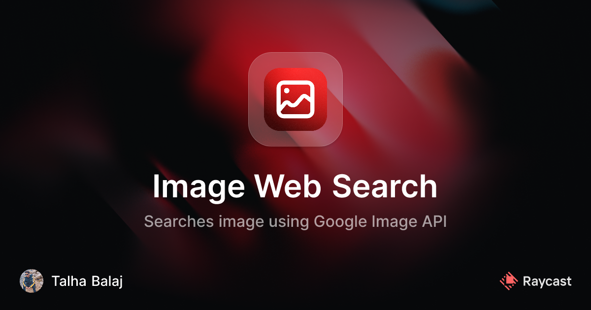 Raycast Store: Image Web Search