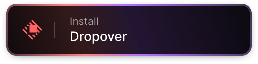 Install Dropover Raycast Extension