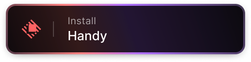 Install handy Raycast Extension